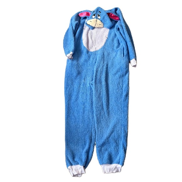 Disney Eeyore Union Suit Costume Jumpsuit XL Halloween Donkey - Picture 1 of 5